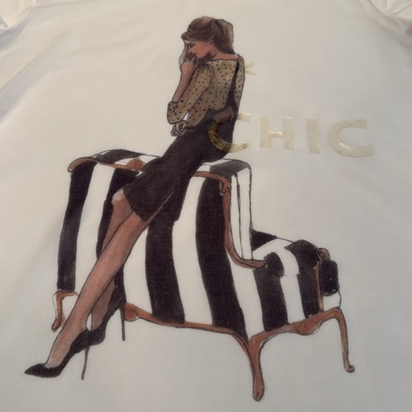 Jane & John by Tricotto Graphic T-Shirt 'Chic' Size M - Picture 5 of 9